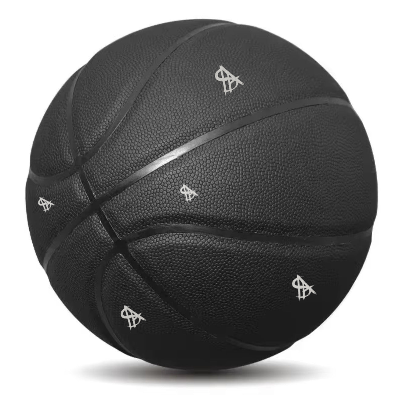 Sports Arena Black Leather Basketball
