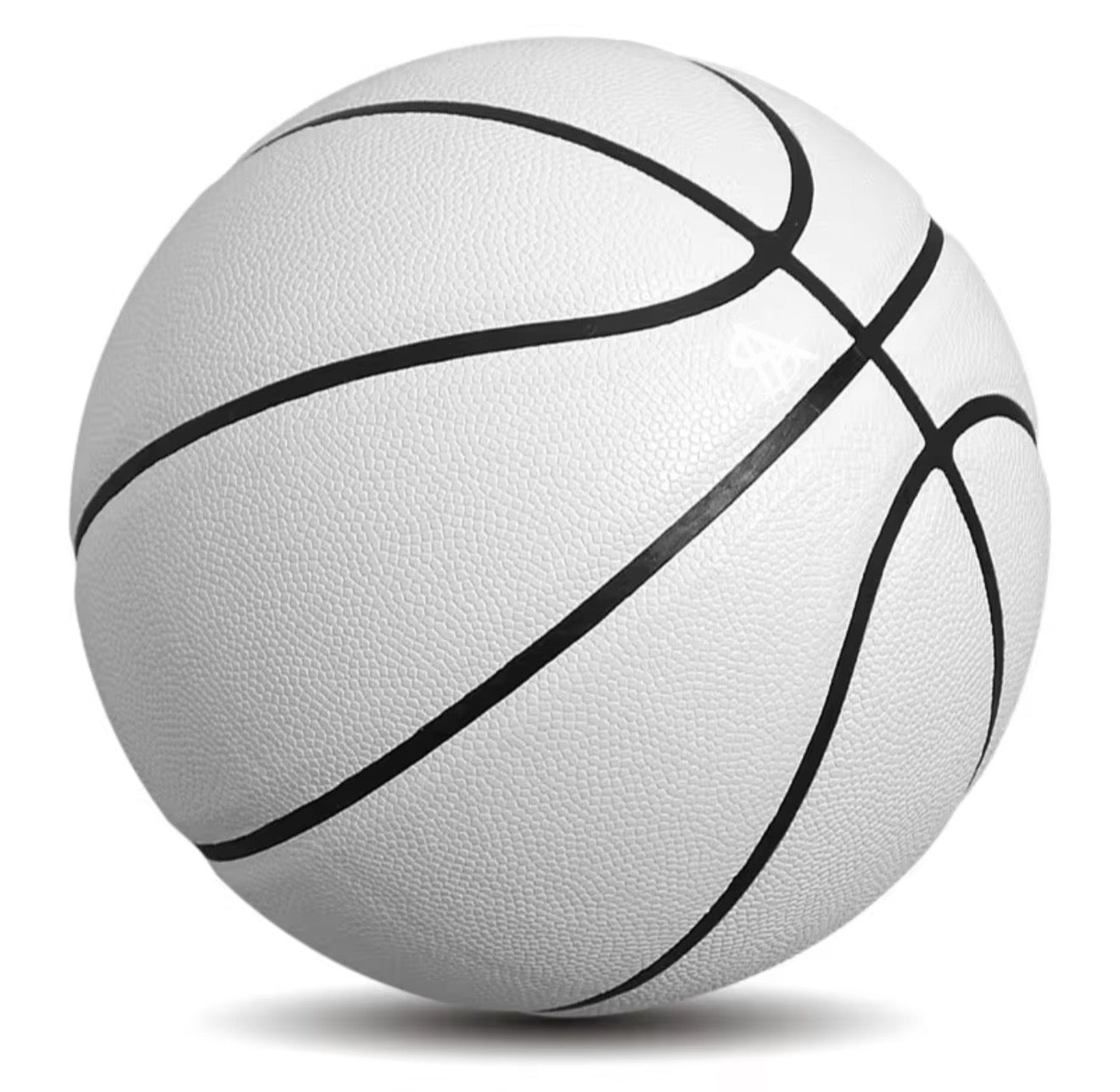 Sports Arena White Anti-Slip Basketball – Premium PU Composite Leather